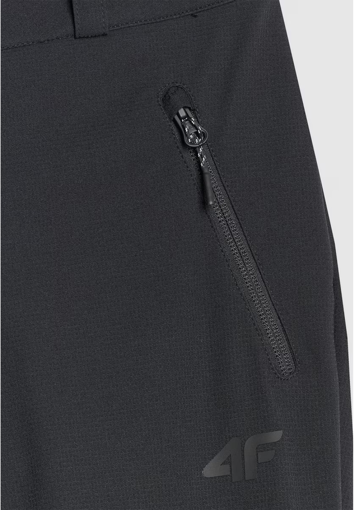 Spodnie Trekkingowe Damskie 4F SoftShell z membraną Czarne 4FWAW25TFTRF0988