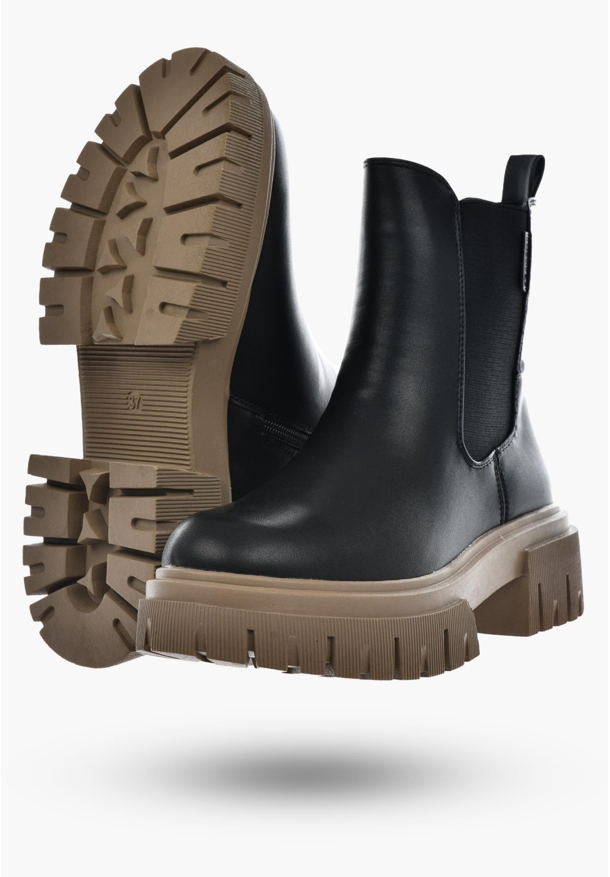 Botki Damskie Czarne BIG STAR MM274606