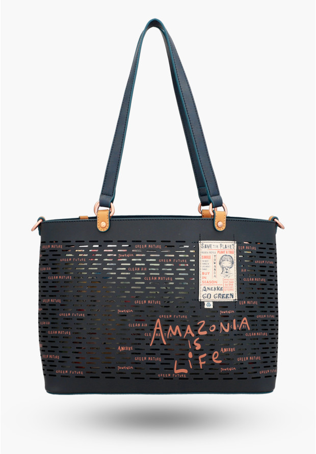 Torebka Damska ANEKKE Torba Na Ramię Granatowa Amazonia 36772-200