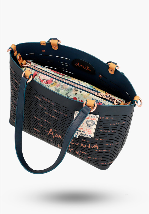 Torebka Damska ANEKKE Torba Na Ramię Granatowa Amazonia 36772-200