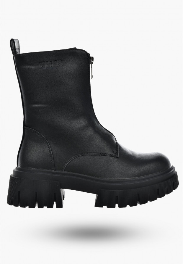 Botki Damskie Czarne BIG STAR MM274598