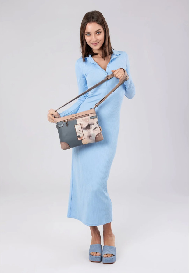 Torebka Damska ANEKKE Torba Na Ramię Crossbody Beżowa Hollywood 38703-701