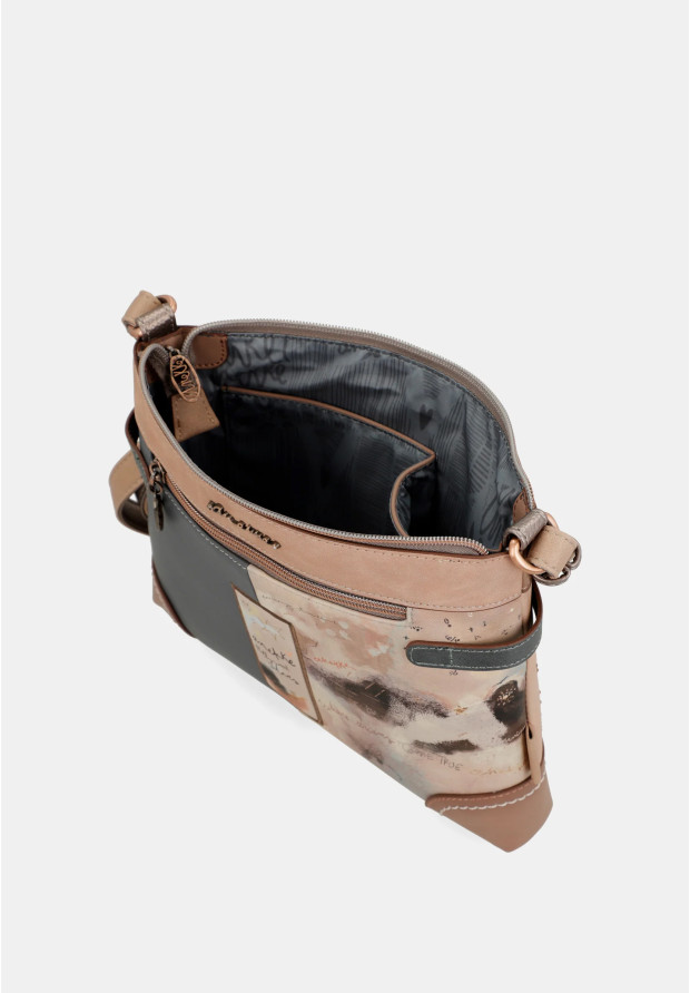 Torebka Damska ANEKKE Torba Na Ramię Crossbody Beżowa Hollywood 38703-701