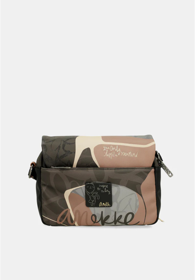 Torebka Damska ANEKKE Listonoszka Crossbody Brązowa Heartbeat 39783-469