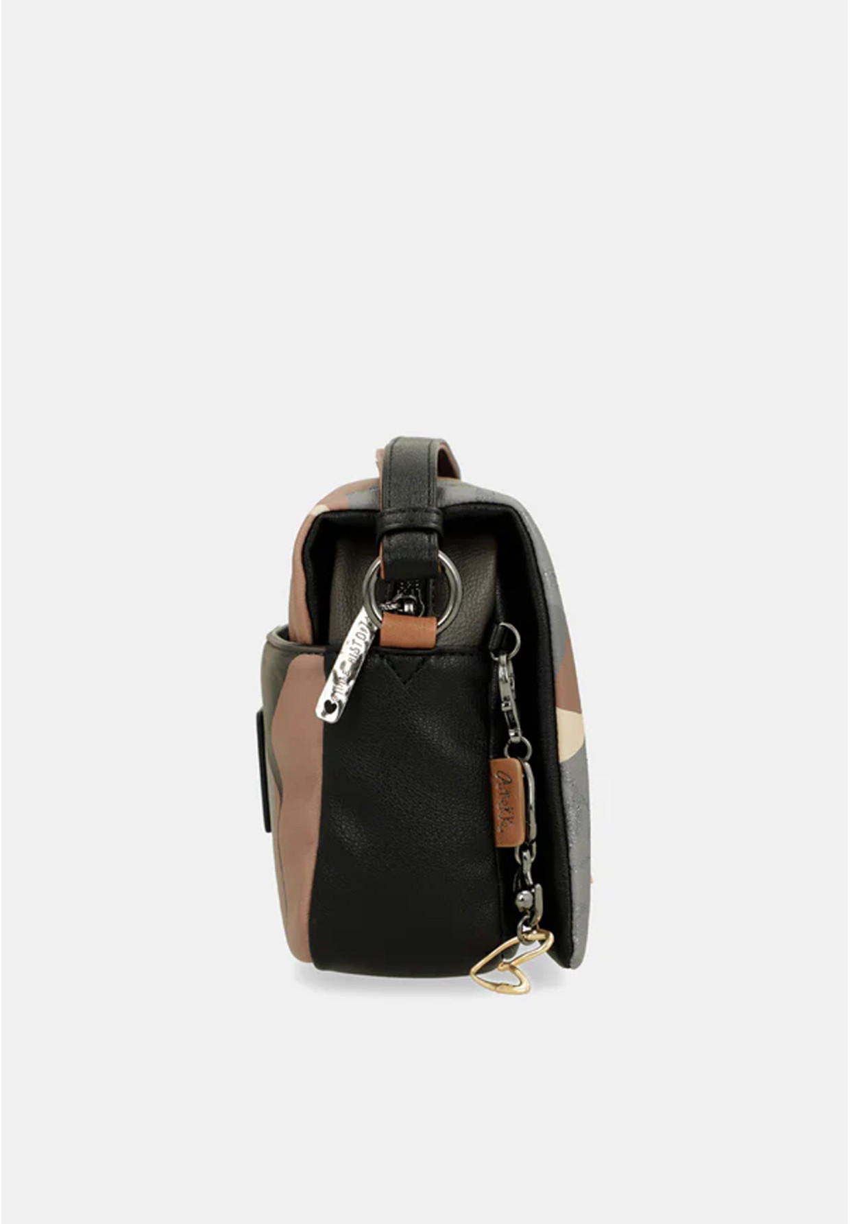 Torebka Damska ANEKKE Listonoszka Crossbody Brązowa Heartbeat 39783-469