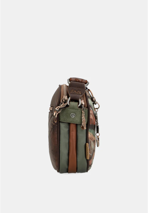 Torebka Damska ANEKKE Crossbody Pojemna Brązowa Core 39813-188