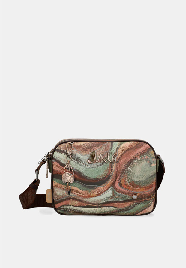 Torebka Damska ANEKKE Crossbody Pojemna Brązowa Core 39813-188