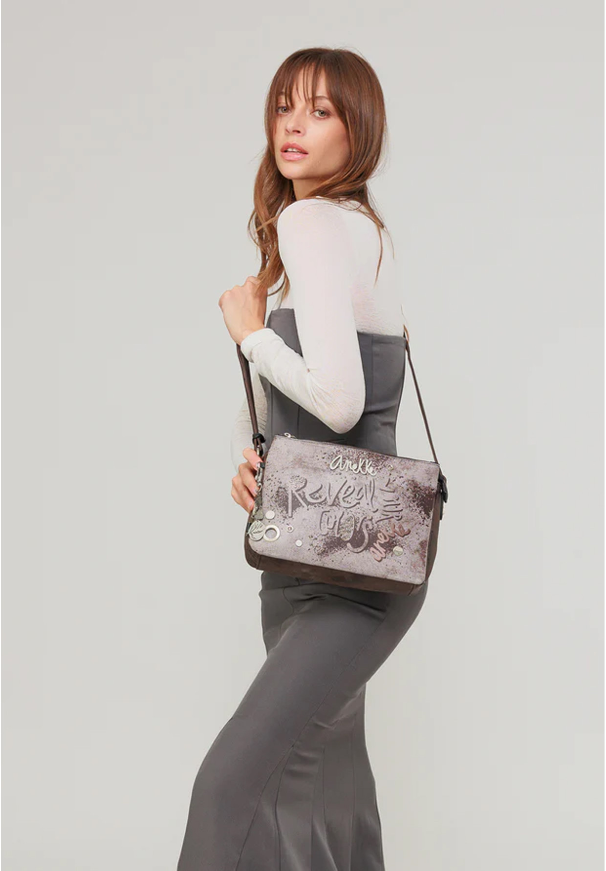 Torebka Damska ANEKKE Saszetka Crossbody Stylowa Mantle 39883-184