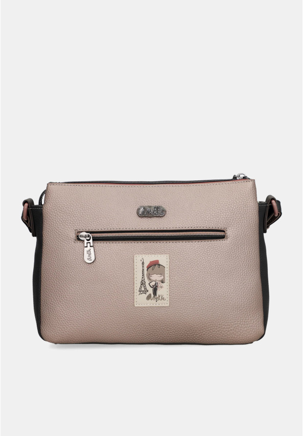 Torebka Damska ANEKKE Listonoszka Crossbody Z Kieszeniami Parisian 41813-184