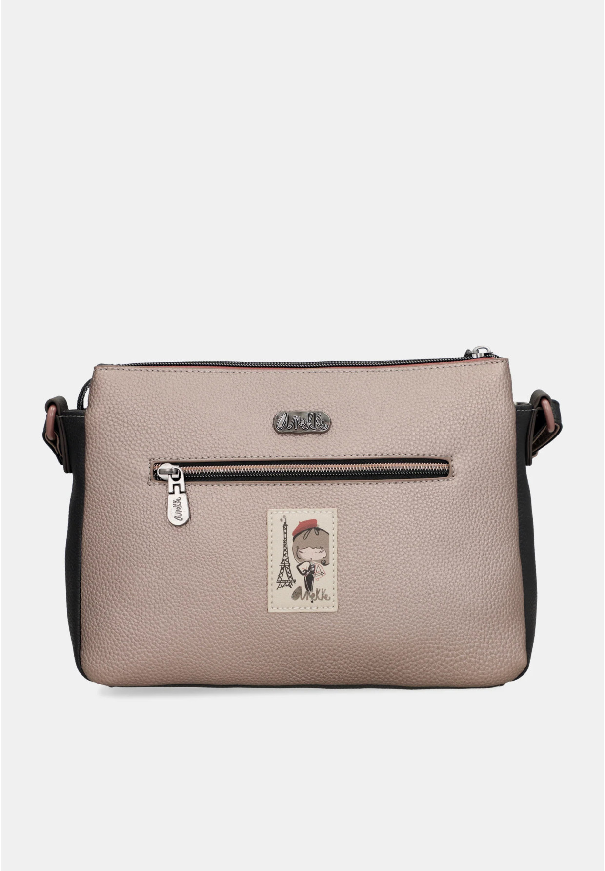 Torebka Damska ANEKKE Listonoszka Crossbody Z Kieszeniami Parisian 41813-184