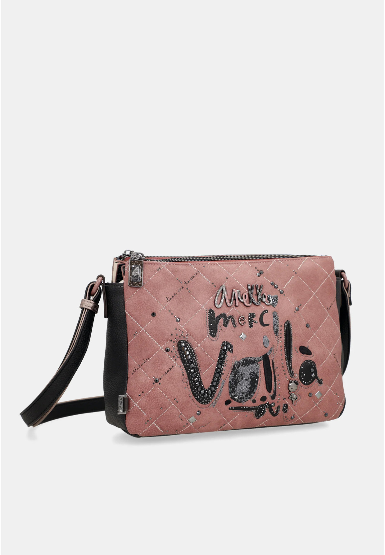 Torebka Damska ANEKKE Listonoszka Crossbody Z Kieszeniami Parisian 41813-184