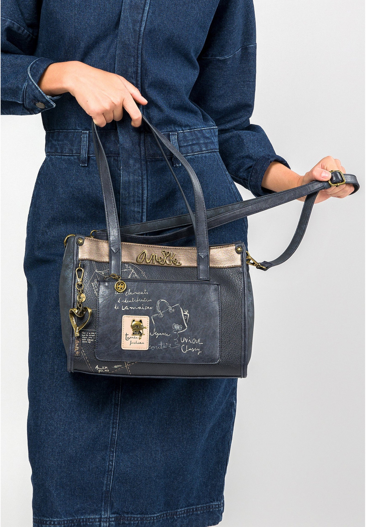 Torebka Damska ANEKKE Torba Na Ramię Shopper Boutique 41852-182