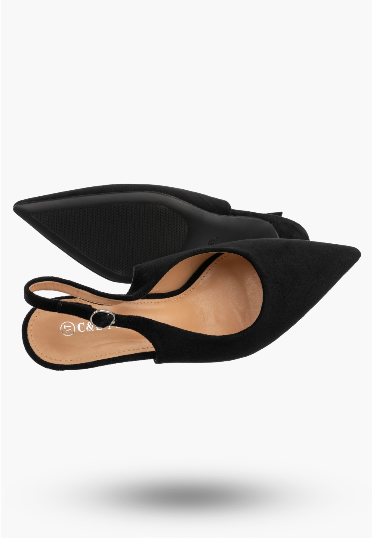 Szpilki Damskie Klasyczne Eleganckie Buty Na Obcasie Czarne