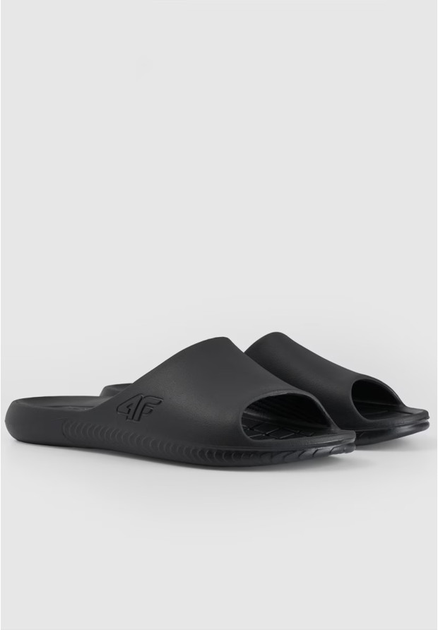 Klapki Damskie 4F Buty Letnie Plażowe Basenowe Czarne 4FMM00FFLIF093A