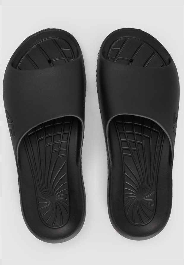Klapki Damskie 4F Buty Letnie Plażowe Basenowe Czarne 4FMM00FFLIF093A
