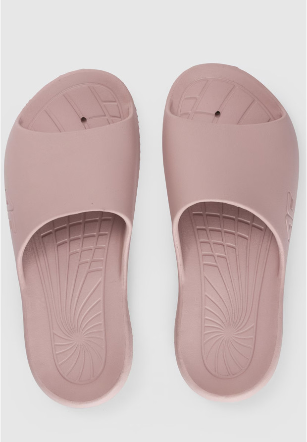 Klapki Damskie 4F Buty Letnie Plażowe Basenowe Pudrowy Róż 4FMM00FFLIF093A