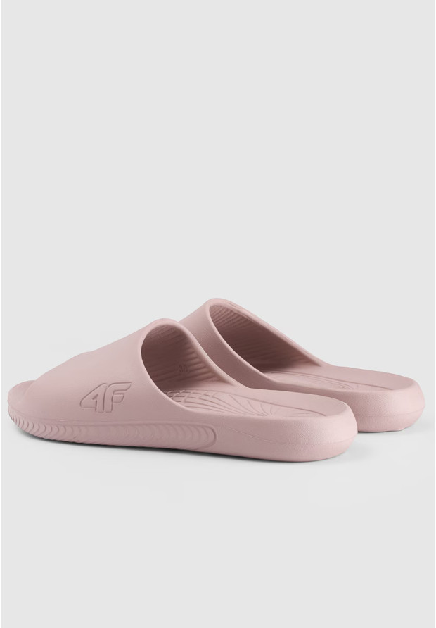 Klapki Damskie 4F Buty Letnie Plażowe Basenowe Pudrowy Róż 4FMM00FFLIF093A