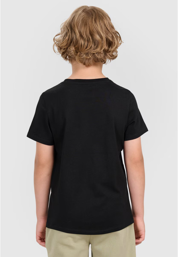 Koszulka Chłopięca 4F T-shirt Z Nadrukiem Czarny 4FJWMM00TTSHM2331