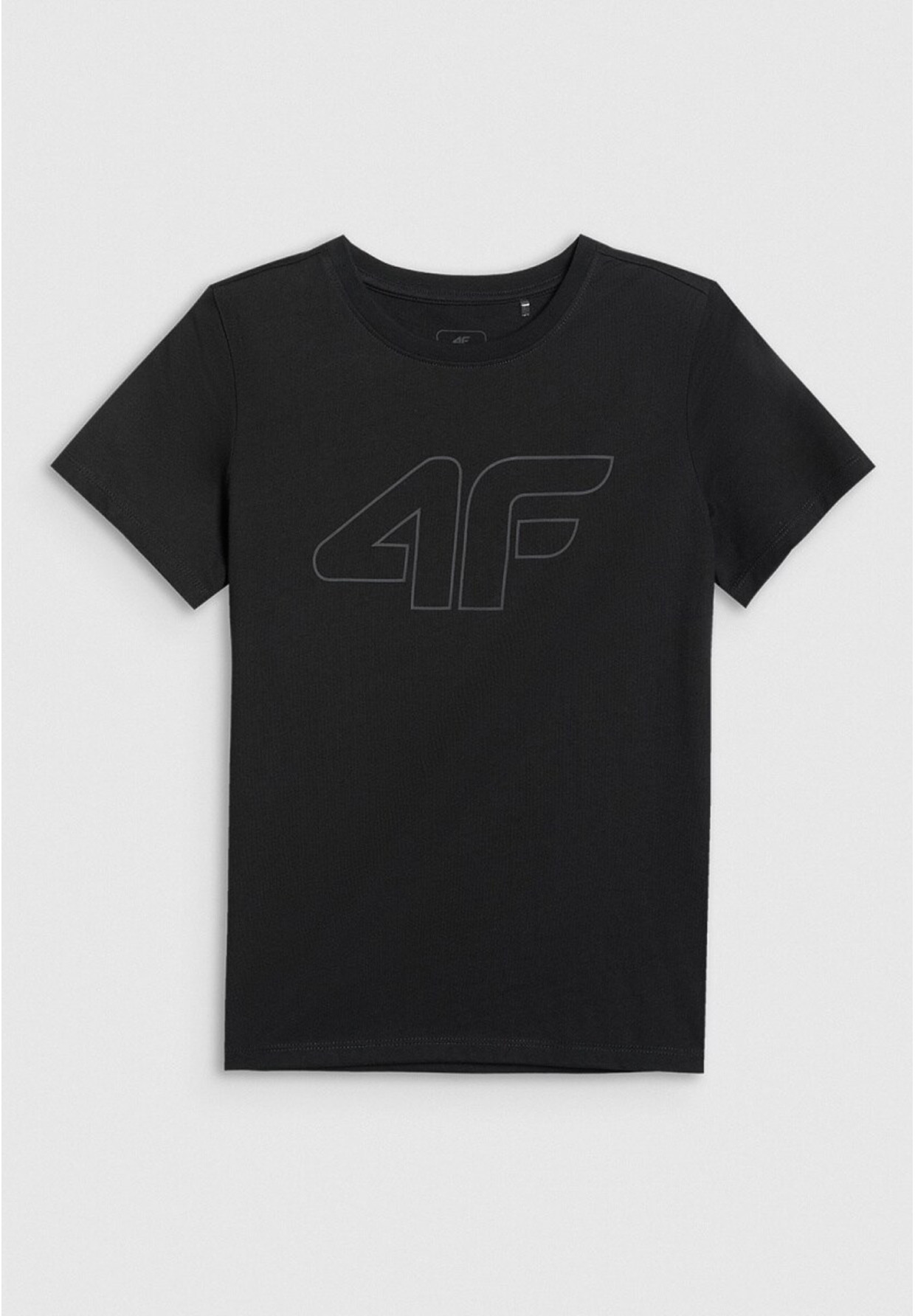 Koszulka Chłopięca 4F T-shirt Z Nadrukiem Czarny 4FJWMM00TTSHM2331