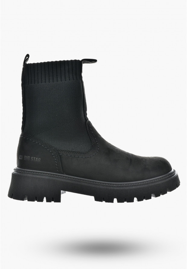 Botki Damskie Czarne BIG STAR MM274540