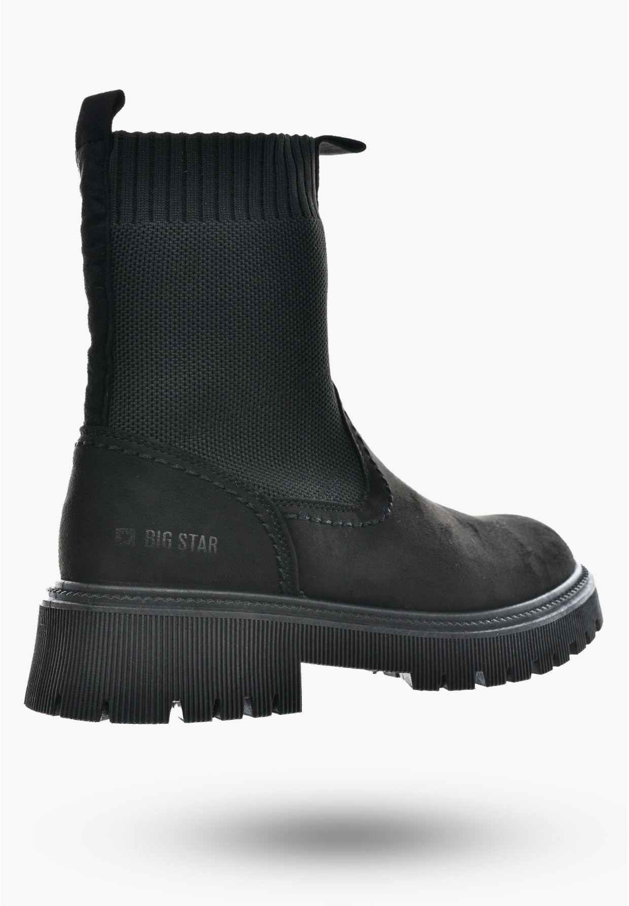Botki Damskie Czarne BIG STAR MM274540