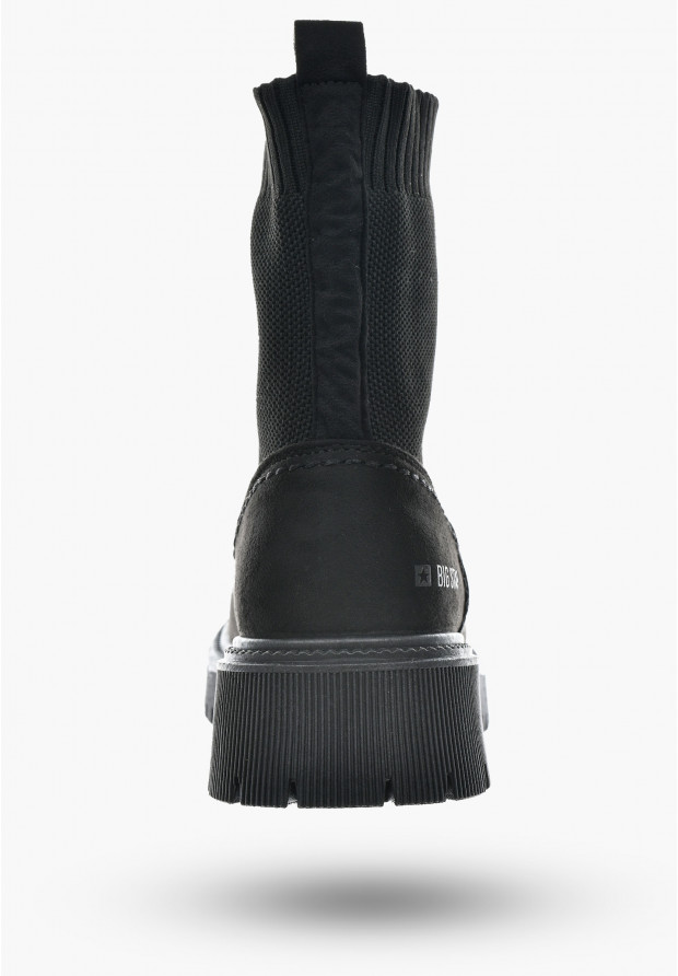 Botki Damskie Czarne BIG STAR MM274540