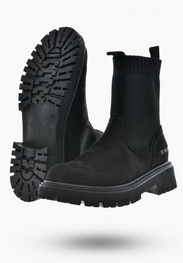 Botki Damskie Czarne BIG STAR MM274540