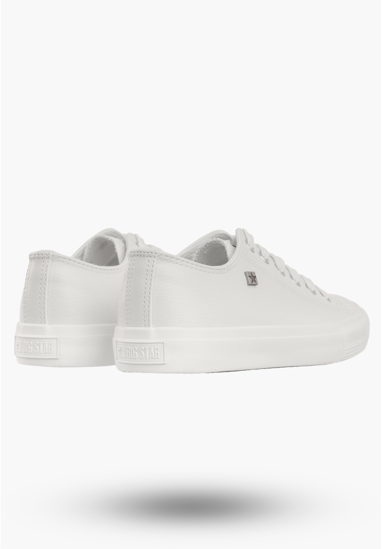 Trampki Damskie BIG STAR Ekoskóra Sportowe Buty Kremowe V274869
