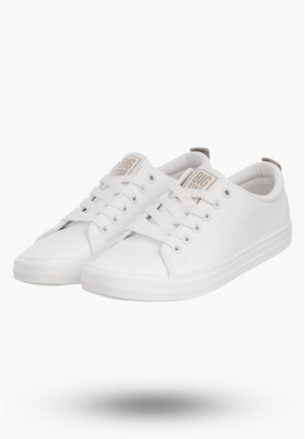 Trampki Damskie BIG STAR Sportowe Buty Niskie Białe TT274001