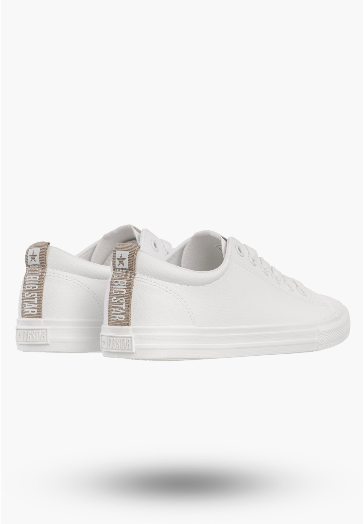 Trampki Damskie BIG STAR Sportowe Buty Niskie Białe TT274001