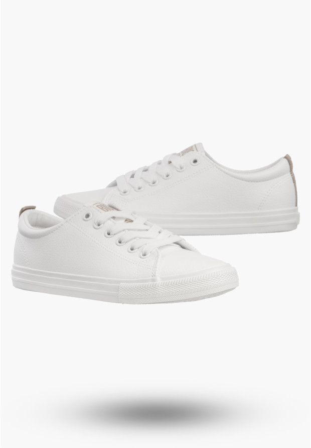 Trampki Damskie BIG STAR Sportowe Buty Niskie Białe TT274001