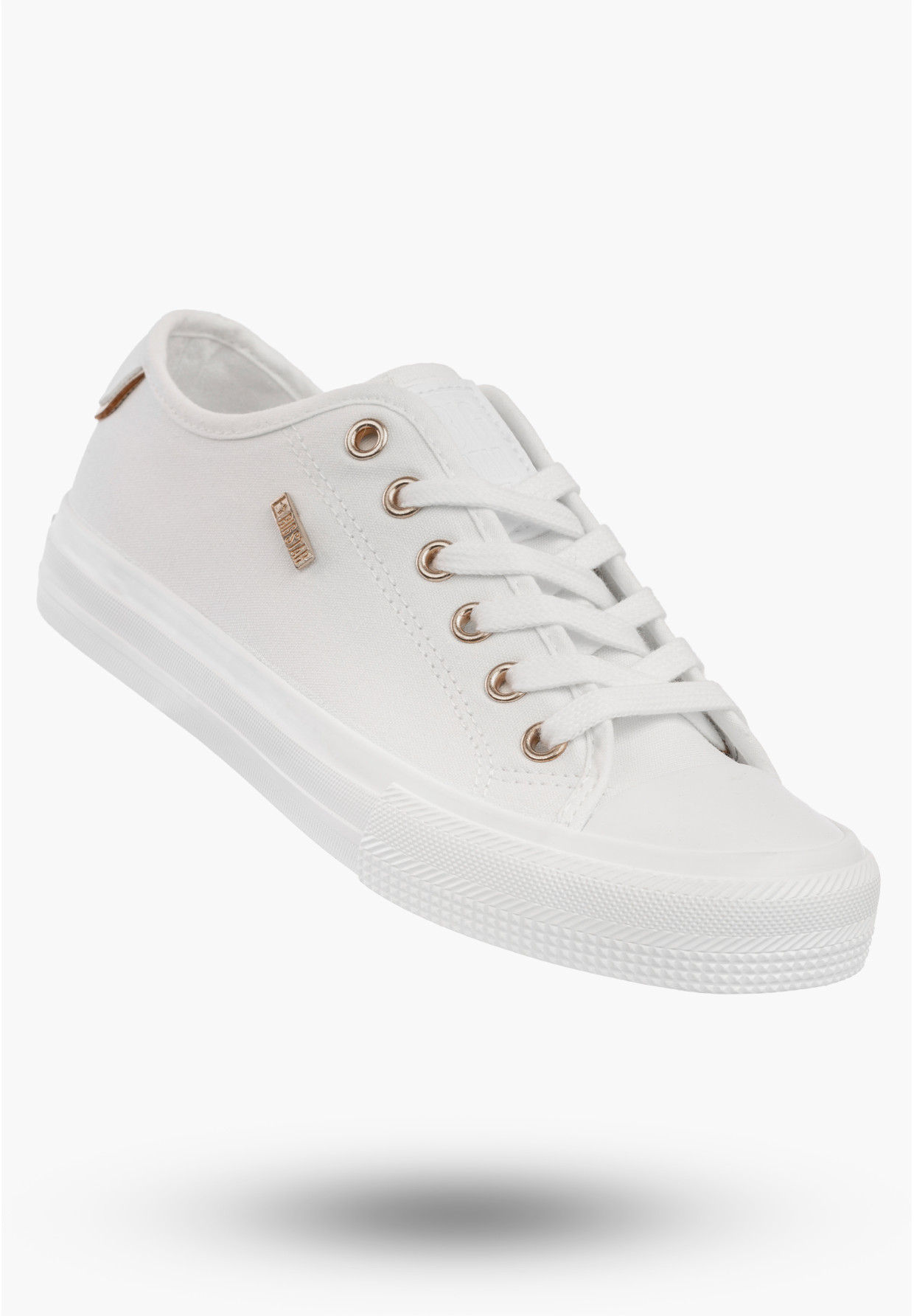 Trampki Damskie BIG STAR Sportowe Buty Tenisówki Białe TT274003