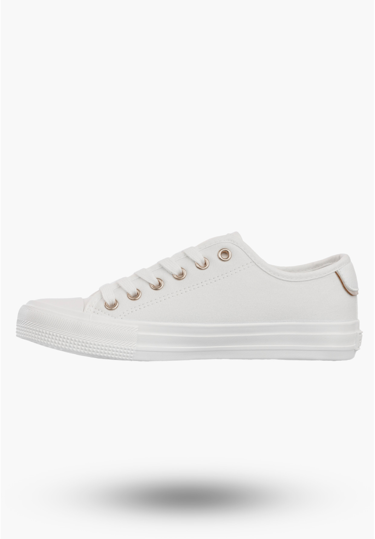 Trampki Damskie BIG STAR Sportowe Buty Tenisówki Białe TT274003