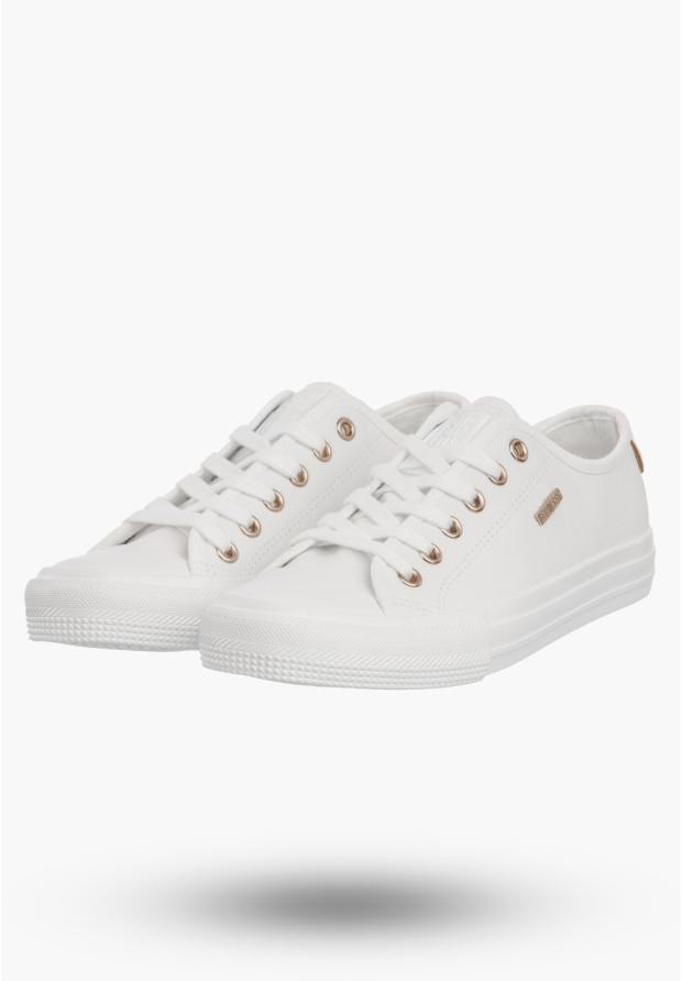 Trampki Damskie BIG STAR Sportowe Buty Tenisówki Białe TT274003