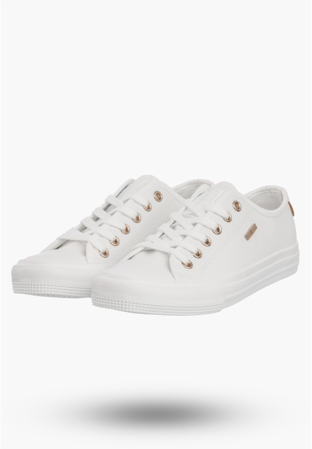 Trampki Damskie BIG STAR Sportowe Buty Tenisówki Białe TT274003