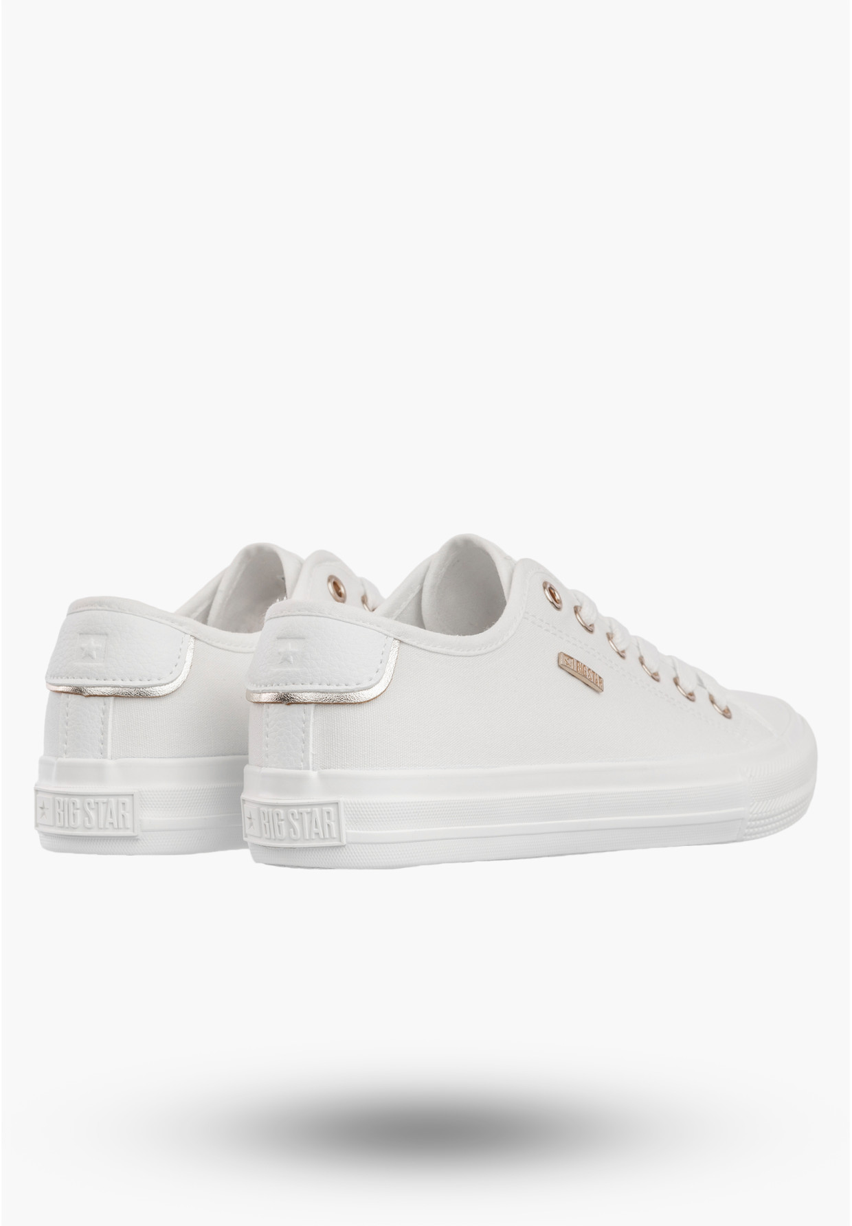 Trampki Damskie BIG STAR Sportowe Buty Tenisówki Białe TT274003