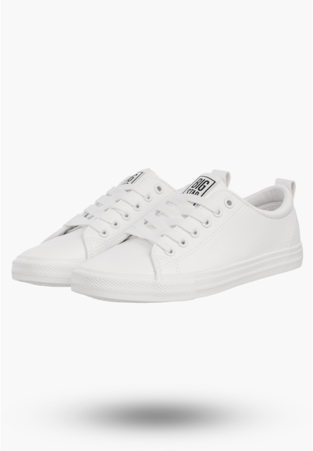 Trampki Damskie BIG STAR Sportowe Buty Tenisówki Białe JJ274311