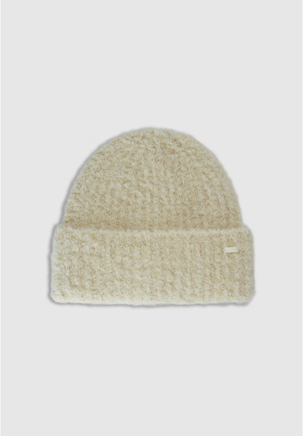 Czapka Damska 4F Zimowa Beanie Klasyczna Beżowa 4FWAW25ACAPF619