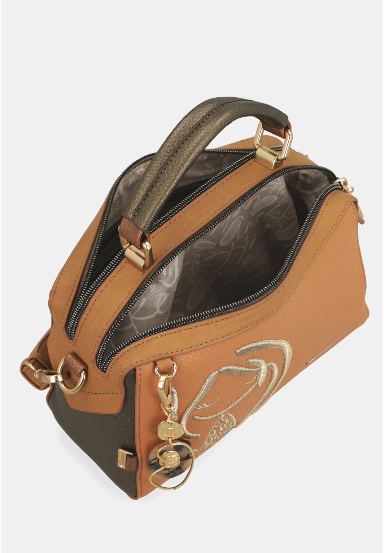 Torebka Damska ANEKKE Torba Na Ramię Crossbody Brązowa GAIA 42873-443