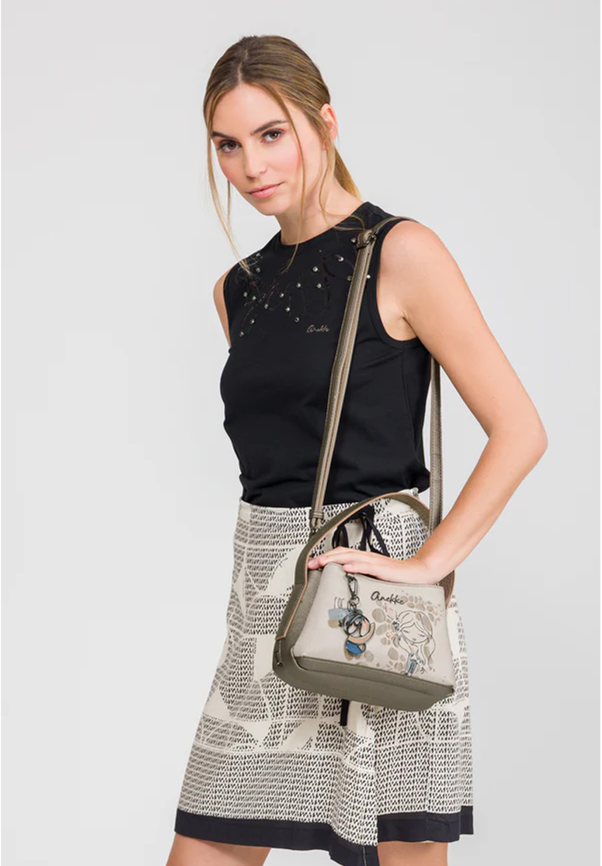 Torebka Damska ANEKKE Średnia do ręki Crossbody Olympia GAIA 42743-446