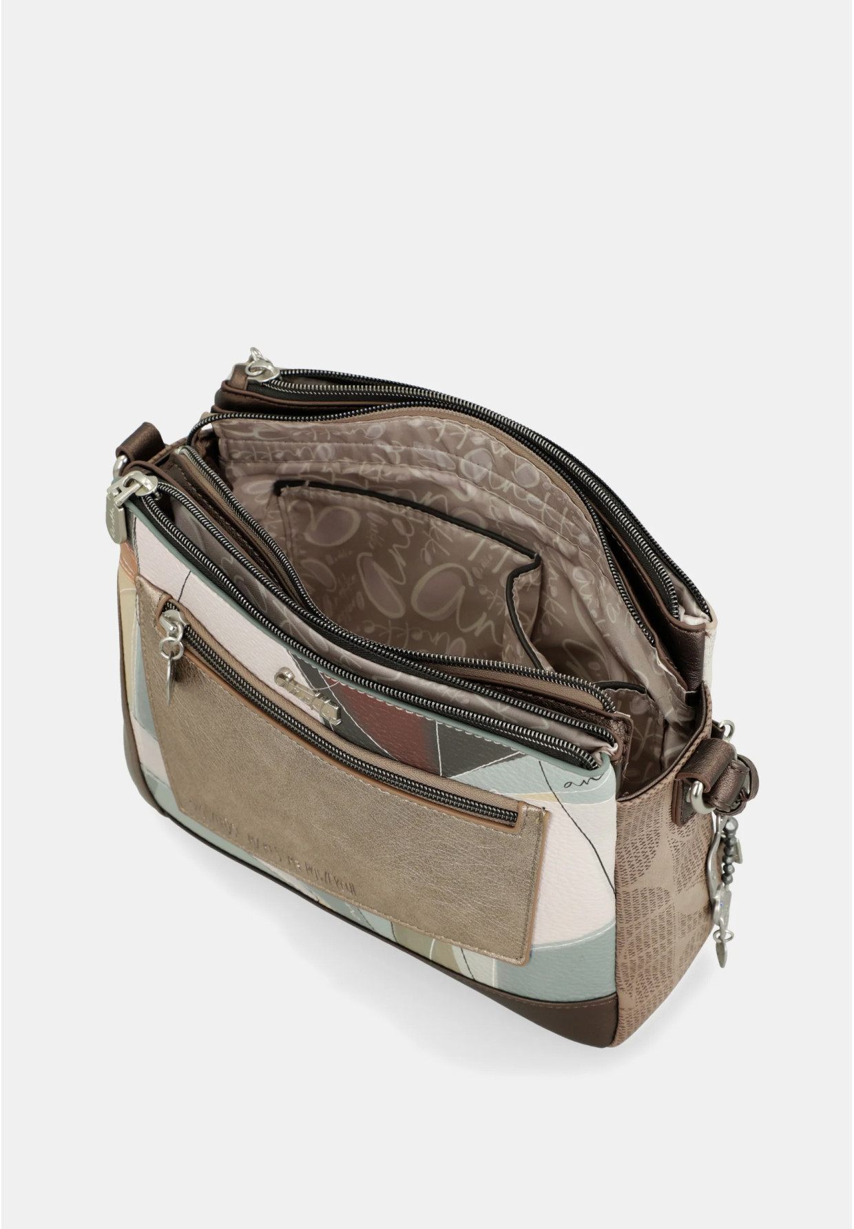 Torebka Damska ANEKKE Torba Na Ramię Crossbody Brązowa SOPHIA 42803-184