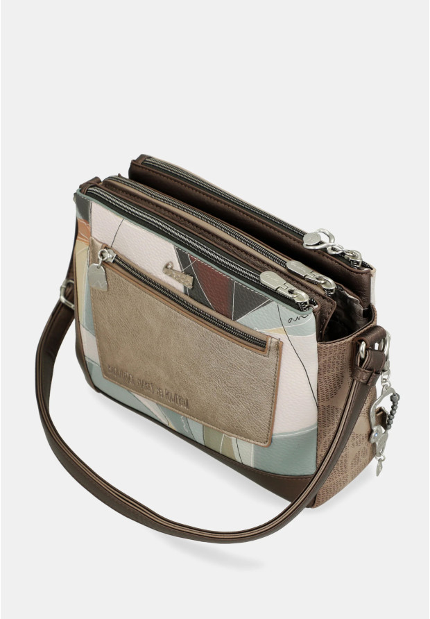 Torebka Damska ANEKKE Torba Na Ramię Crossbody Brązowa SOPHIA 42803-184