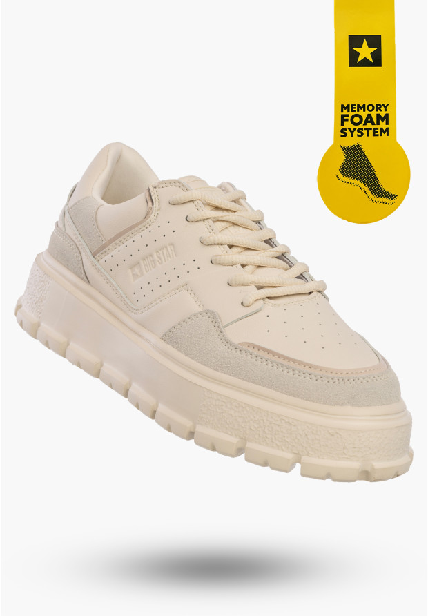 Sneakersy damskie BIG STAR na platformie
