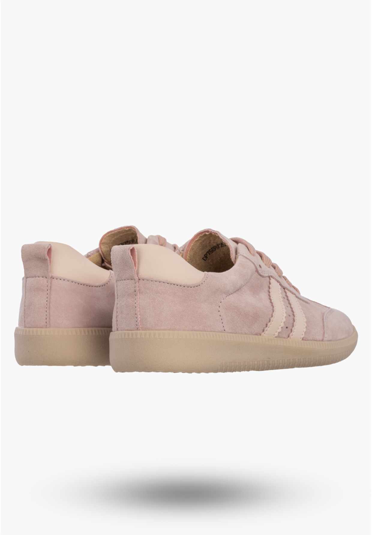 Sneakersy Damskie Skórzane Buty Sportowe Półbuty Jasny Różowy Filippo DP7508/26