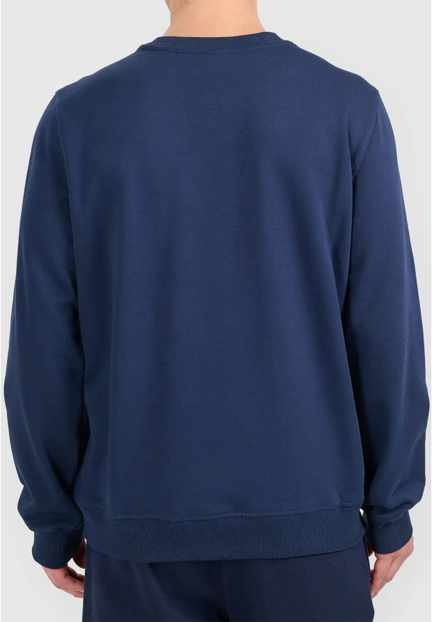 Bluza Męska 4F Sportowa Bez Kaptura Nierozpinana Granatowa 4FWMM00TSWSM2549