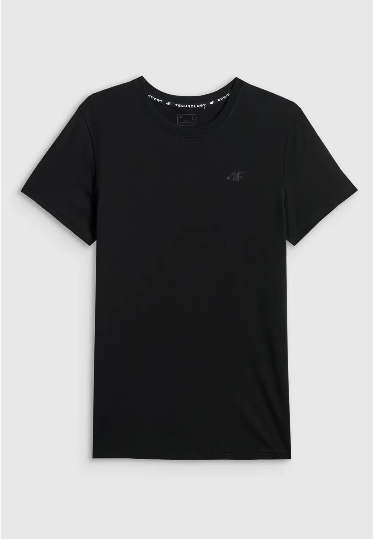 Koszulka Męska 4F T-shirt Basic Regular Czarny 4FWMM00TTSHM3340