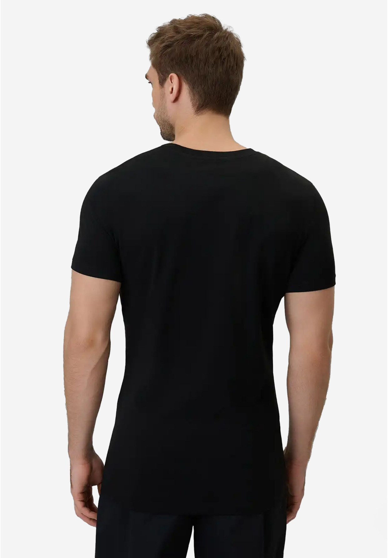 Koszulka Męska 4F T-shirt Basic Regular Czarny 4FWMM00TTSHM3340