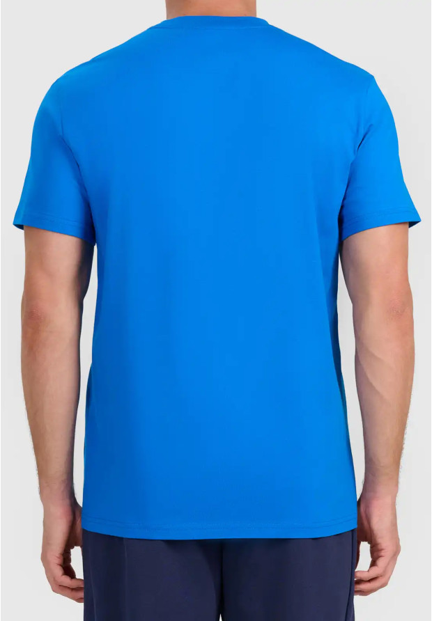 Koszulka Męska 4F T-shirt Z Logo Regular Niebieski 4FWMM00TTSHM3341