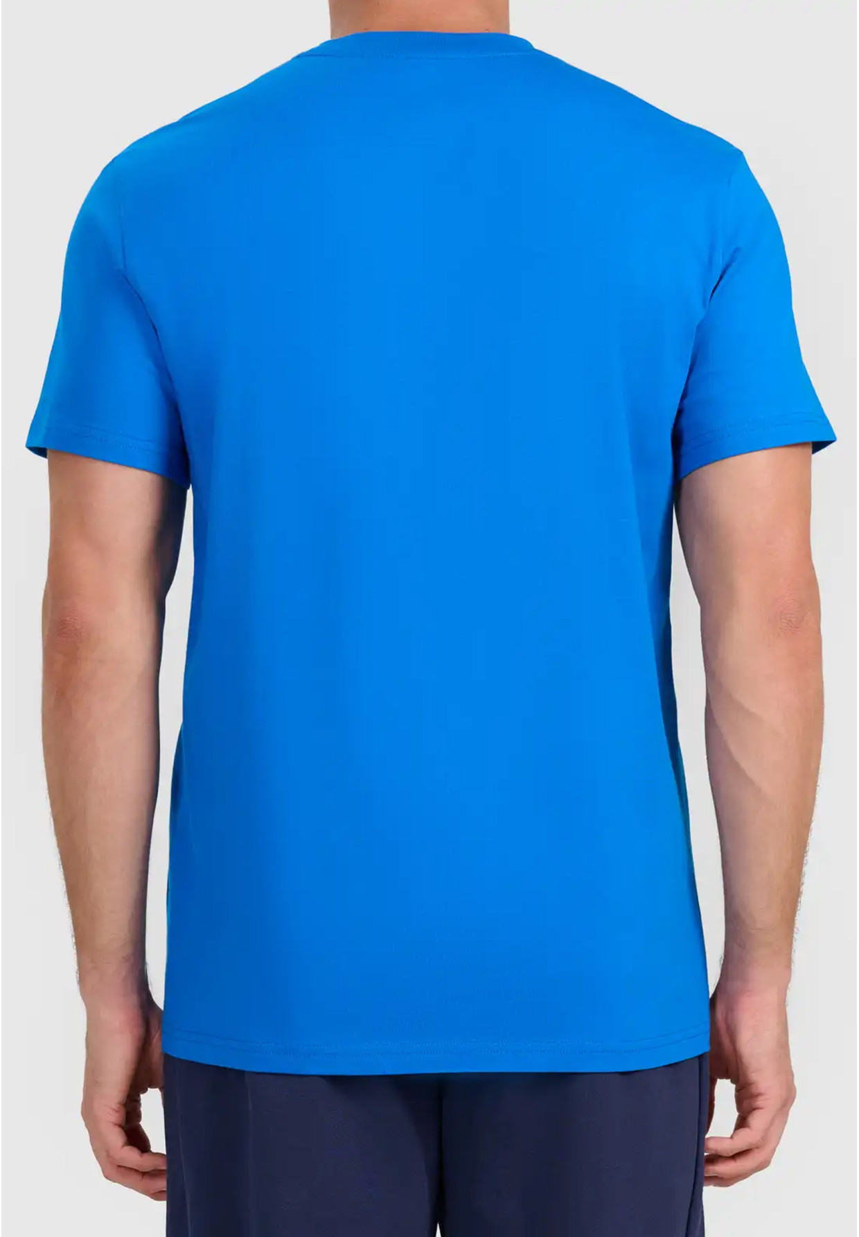 Koszulka Męska 4F T-shirt Z Logo Regular Niebieski 4FWMM00TTSHM3341