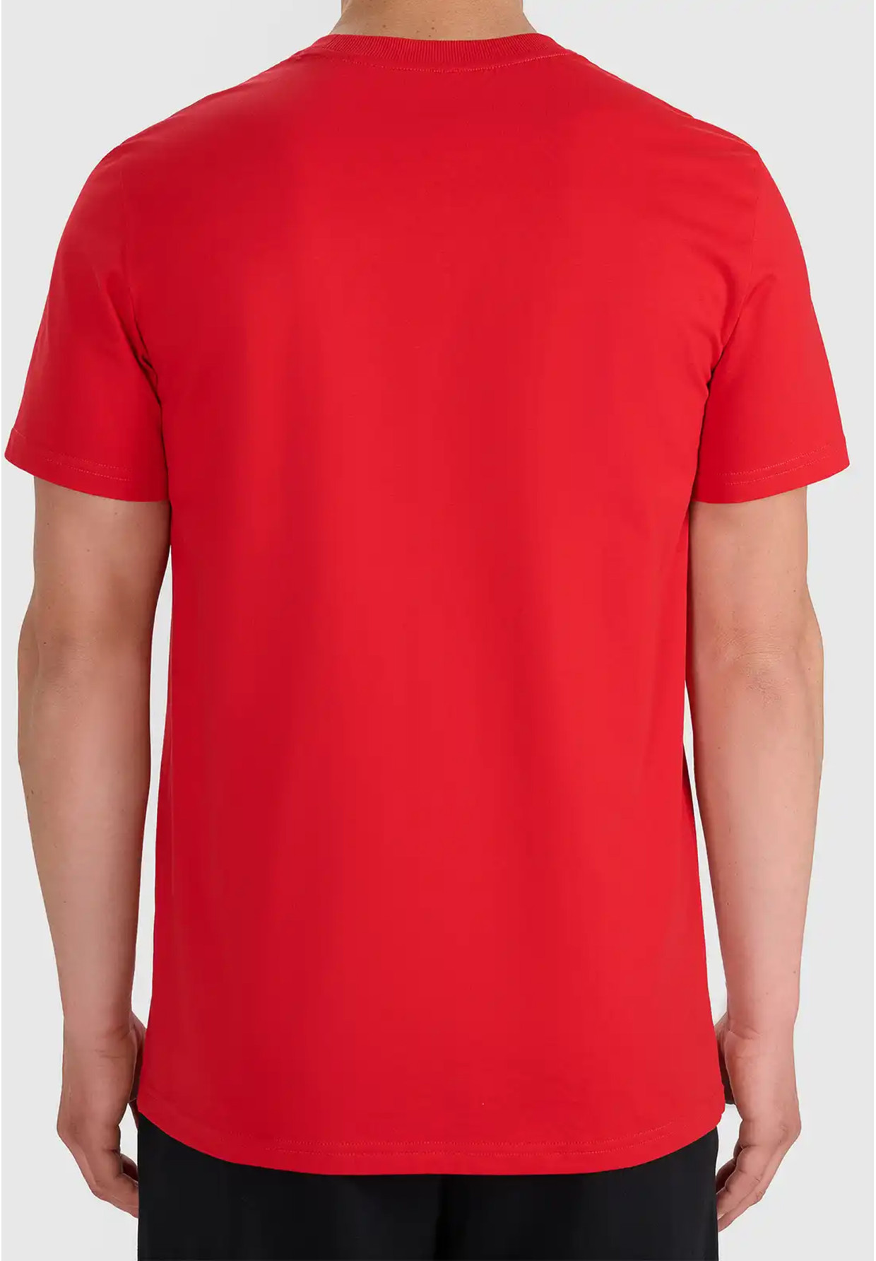 Koszulka Męska 4F T-shirt Z Logo Regular Czerwony 4FWMM00TTSHM3341